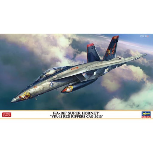 Hasegawa 02385 1/72 F/A-18F Super Hornet 'VFA-11 Red Rippers CAG 2013' (7635962364141)