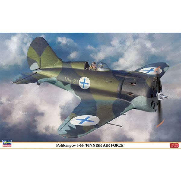 Hasegawa 08254 1/32 Polikarpov I-16 - Finnish Air Force - Hobby City NZ (7584447594733)