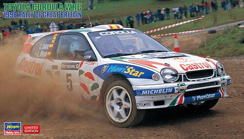 Hasegawa 1/24 20438  Toyota Corolla Wrc 1998 Rally Of Great Britain - Hobby City NZ