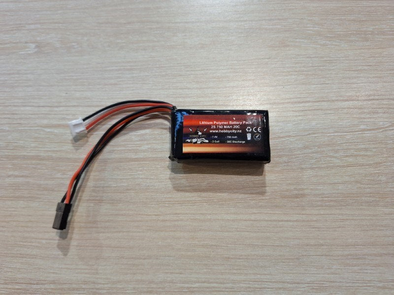 Helios - 7.4V 2S 750mah Lipo Battery (8219037368557)