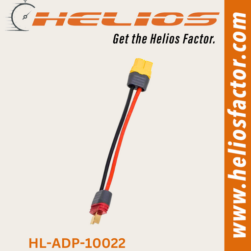 Helios - Adapter Lead / Charge Cable - XT60(Female) To Deans T(Male) - 120mm(Length) (8690316083437)