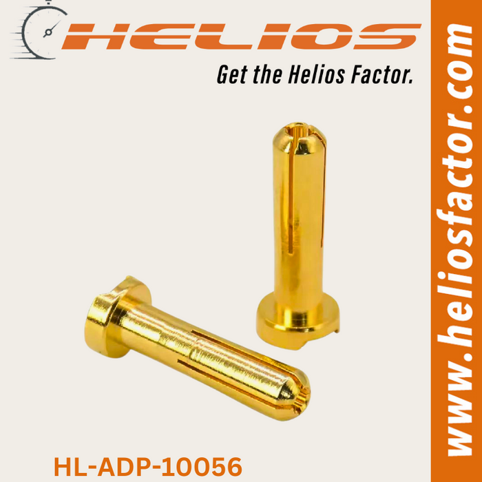 Helios - Connector - 4mm Gold Banana Bullet Plug Male (Pair) (8689308401901)