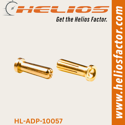 Helios - Connector - 5mm Banana Plug Male Bullet  (Pair) (8689308500205)