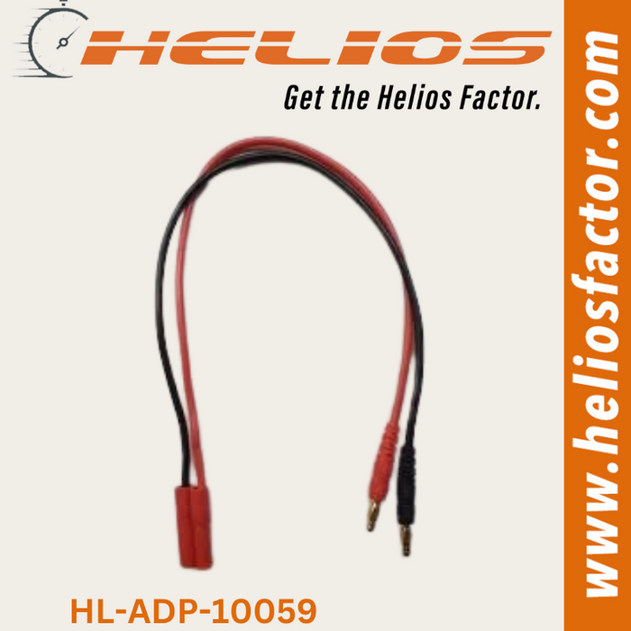 Helios - ADP - Charge Cable - Redcat Racing Plug to 4mm Banana Bullet (8734384783597)