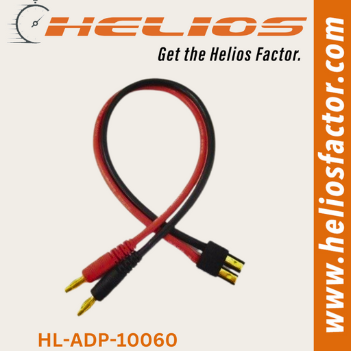 Helios - Adapter Lead / Charge Cable Traxxas Charge Lead with 4mm Banana Plugs (8734294900973)