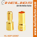 Helios - Connector - 3.5mm Gold Banana Bullet Plug Pair (Male/Female) (8792444731629)