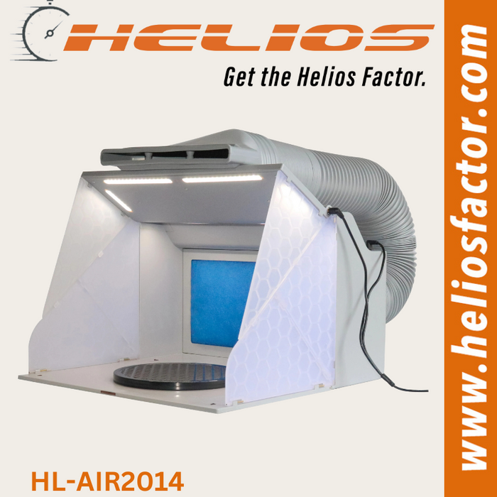 Helios - Airbrush Spray Booth with Exhaust Fan (5.2m3/min) (8559220621549)