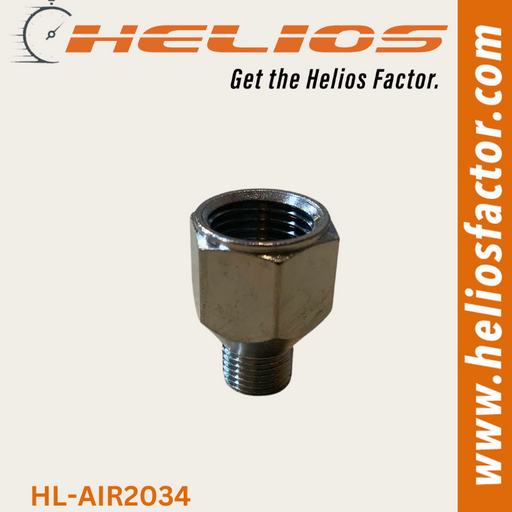 Helios - Airbrush Air Hose (Line) Adapter - 1/4 BSP - Hobby City NZ