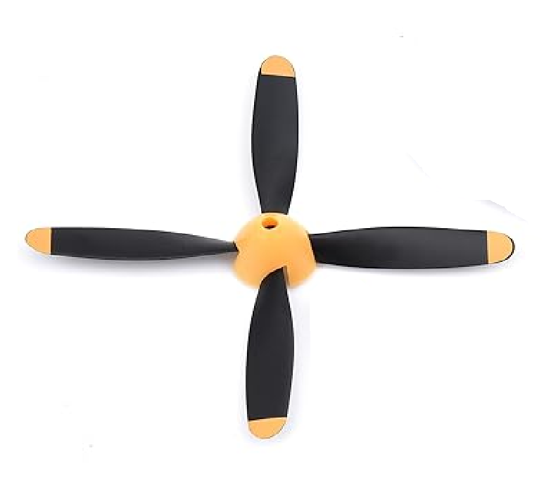 Helios - Replacement 4 Blade Propeller Set (Yellow Spinner) (8715263017197)