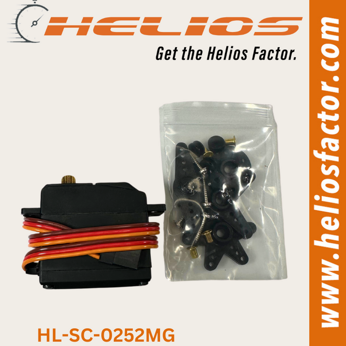 Helios - Waterproof Servo - 13kg - 0.14sec Digital Iron Core Metal Gear (Exceeds Savox SC-0252MG Specs) (8633885130989)