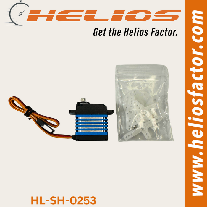 Helios - Micro Digital Servo 2.5kg - 0.048sec Metal Gear (Exceeds Savox SH-0253 Specs) (8633885098221)