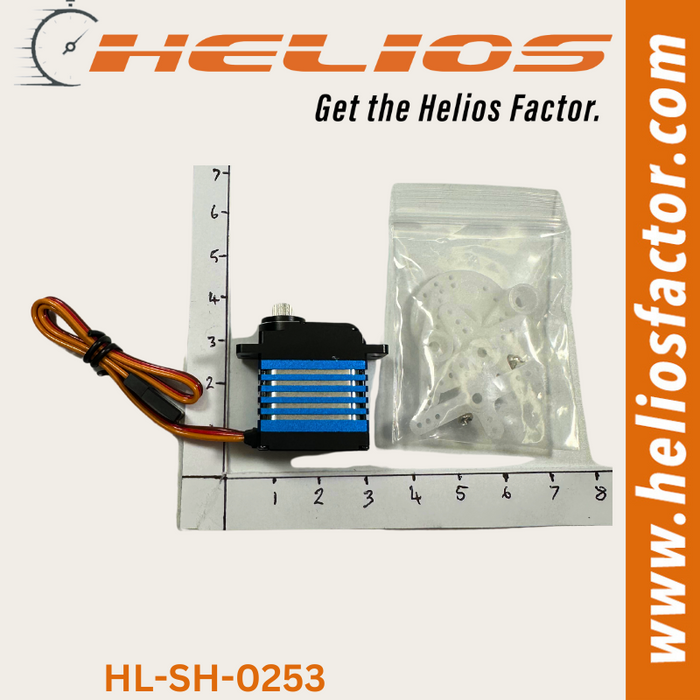 Helios - Micro Digital Servo 2.5kg - 0.048sec Metal Gear (Exceeds Savox SH-0253 Specs) (8633885098221)