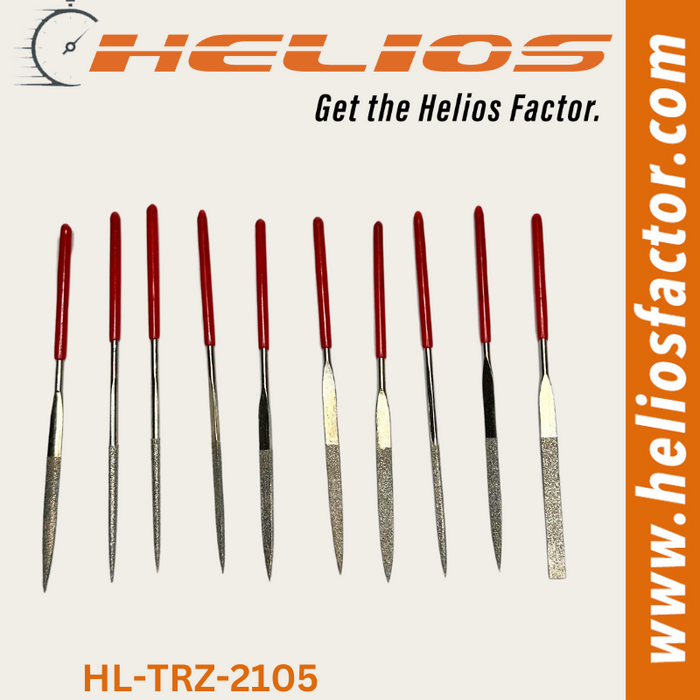 Helios - 10x Diamond Needle File Set (Full Set 140mm 160mm 180mm) (8779188502765)