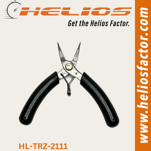 Helios - Small Spring Loaded Round Nose Pliers - 89mm (8754691014893)