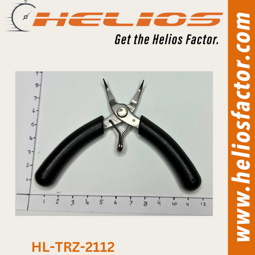 Helios - Small Spring Loaded Bent Nose Pliers - 89mm - Hobby City NZ (8754718146797)