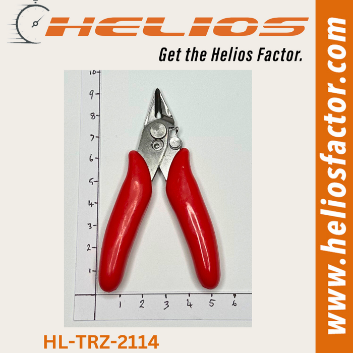 Helios - Mini Spring Loaded Diagonal Nippers - Stainless Steel (8754727682285)