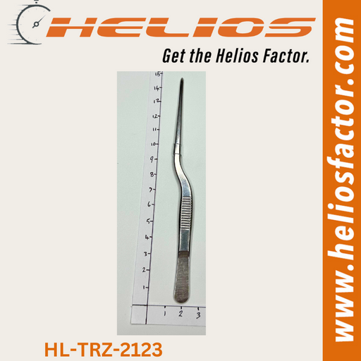 Helios - 140mm Angled Clamp Tweezers - High Grade Stainless Steel (8754755895533)