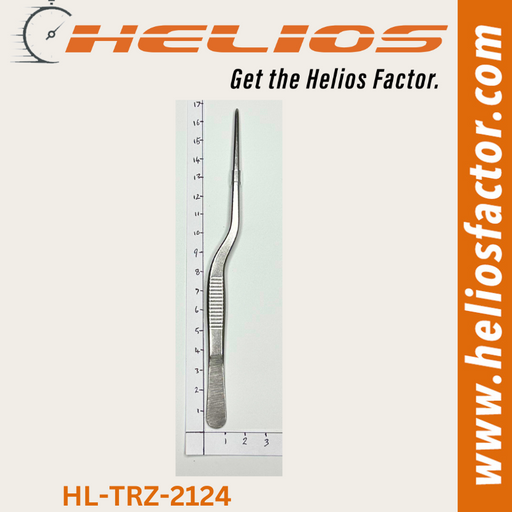 Helios - 160mm Angled Clamp Tweezers - High Grade Stainless Steel (8754727747821)