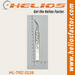 Helios - Hole Grip Stainless Steel Curved Tip Tweezers - Stainless Steel (8779188699373)