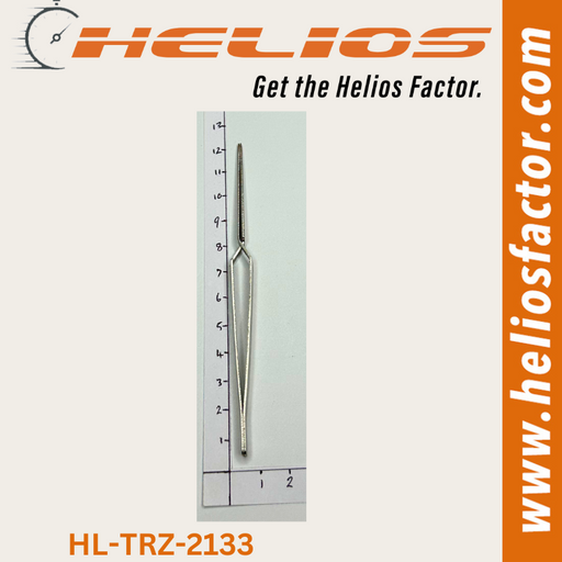 Helios - Reverse Action Angled Tweezers Pointed Head - Stainless Steel (8754684854509)