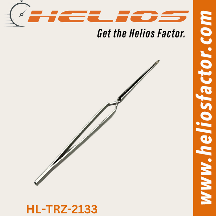 Helios - Reverse Action Angled Tweezers Pointed Head - Stainless Steel (8754684854509)