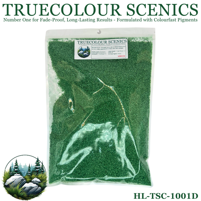 Truecolour Scenics Blended Turf Ground Cover Fine Light Standard Green (8860401303789)