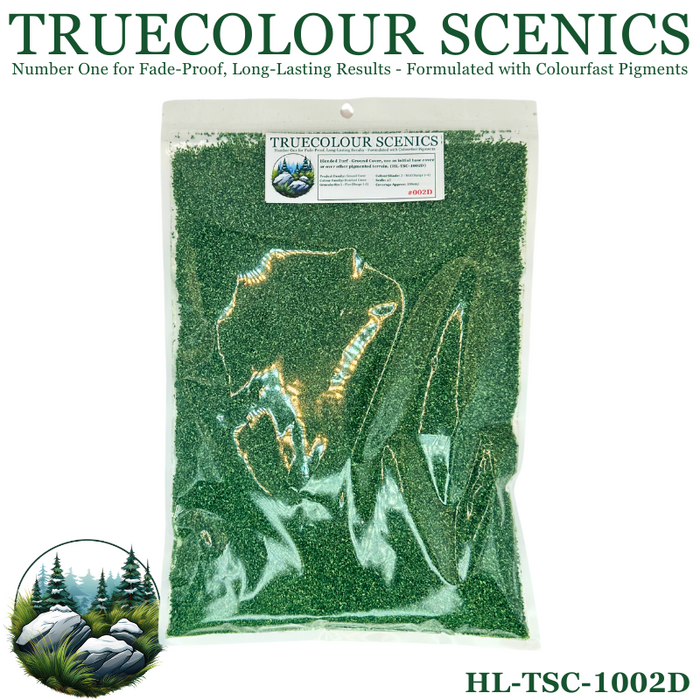 Truecolour Scenics Blended Turf Ground Cover Fine Medium 2 Standard Green - Hobby City NZ (8860400156909)