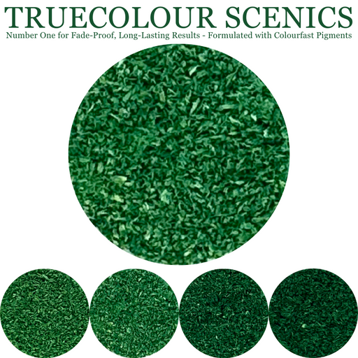 Truecolour Scenics Blended Turf Ground Cover Fine Medium 2 Standard Green (8860400156909)