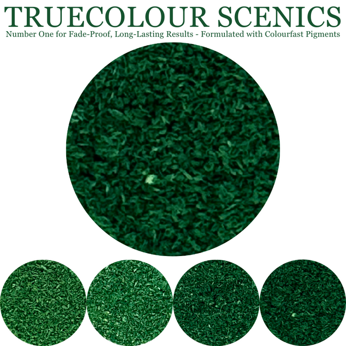 Truecolour Scenics Blended Turf Ground Cover Fine Dark Standard Green (8860400222445)