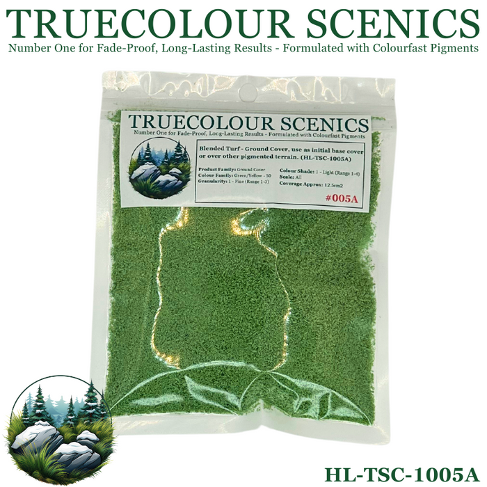 Truecolour Scenics Blended Turf Ground Cover Fine Light Green/Yellow-50 (8860400255213)