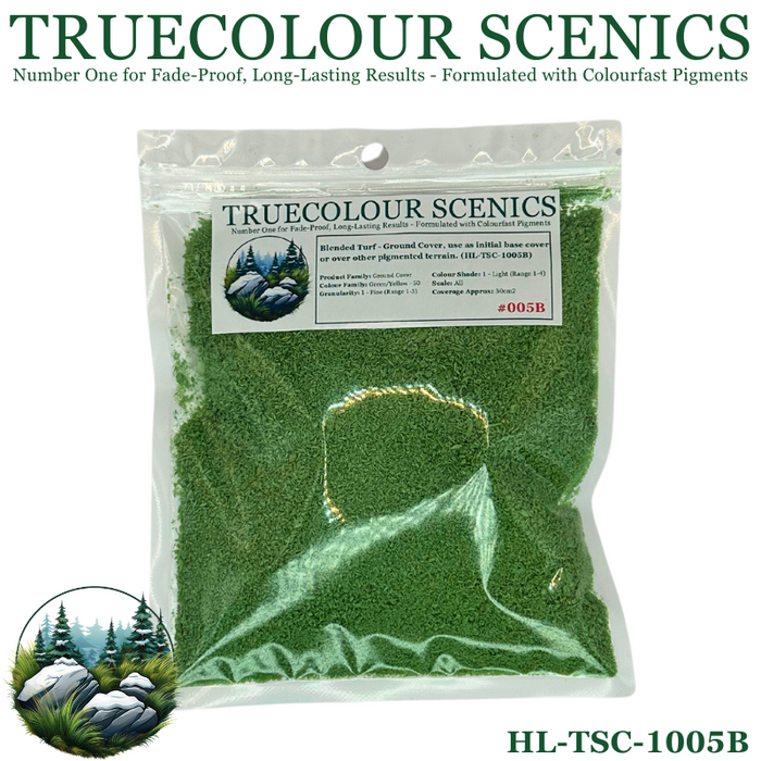 Truecolour Scenics Blended Turf Ground Cover Fine Light Green/Yellow-50 (8860400255213)