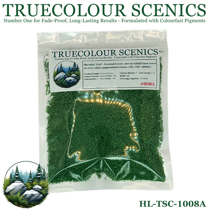 Truecolour Scenics Blended Turf Ground Cover Fine Dark Green/Yellow-50 (8860400419053)