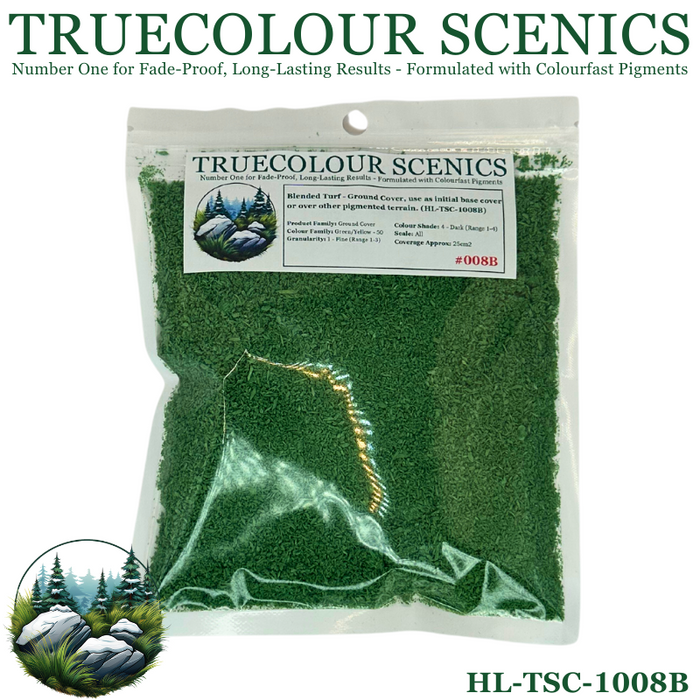 Truecolour Scenics Blended Turf Ground Cover Fine Dark Green/Yellow-50 (8860400419053)