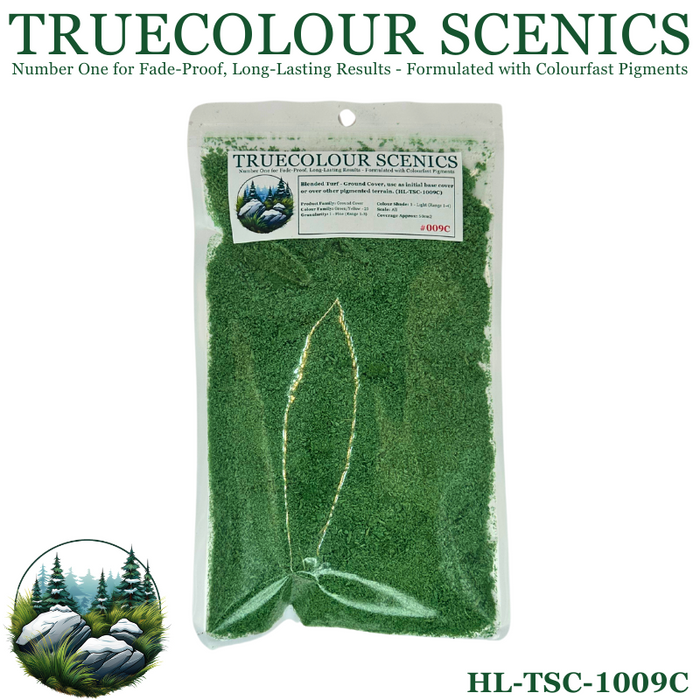 Truecolour Scenics Blended Turf Ground Cover Fine Light Green/Yellow-25 (8860400451821)