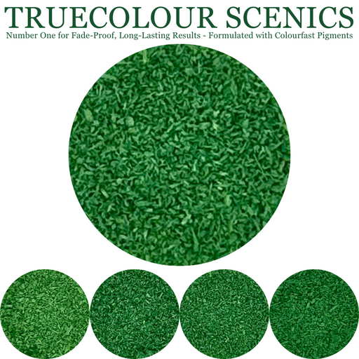 Truecolour Scenics Blended Turf Ground Cover Fine Medium 3 Green/Yellow-25 - Hobby City NZ