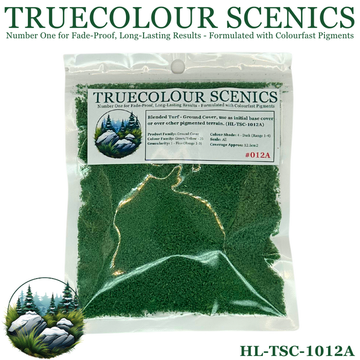 Truecolour Scenics Blended Turf Ground Cover Fine Dark Green/Yellow-25 (8860400615661)