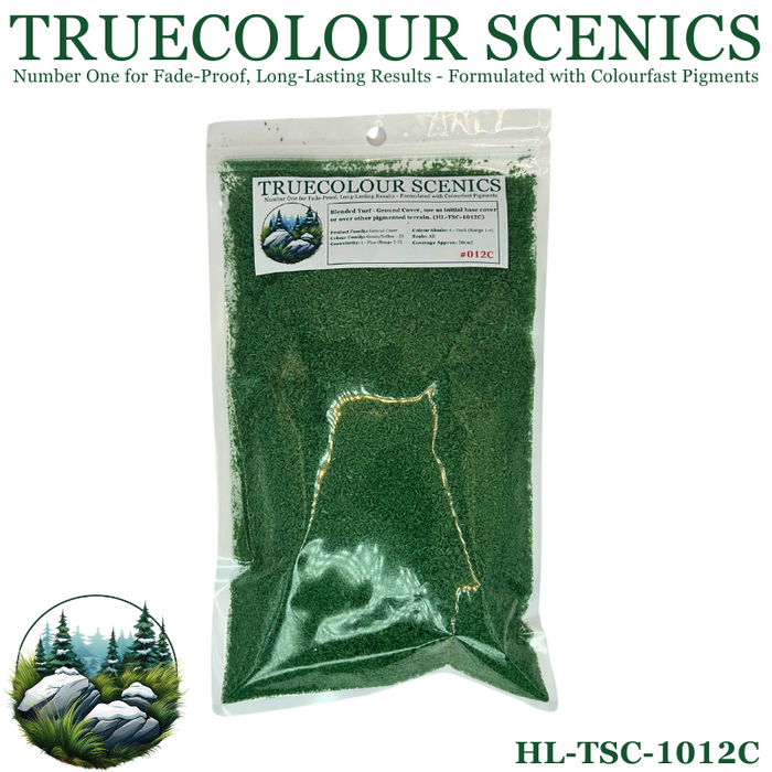 Truecolour Scenics Blended Turf Ground Cover Fine Dark Green/Yellow-25 (8860400615661)