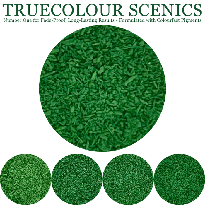 Truecolour Scenics Blended Turf Ground Cover Fine Dark Green/Yellow-25 (8860400615661)