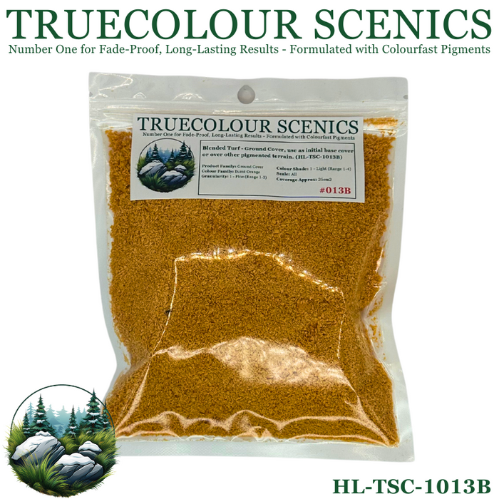 Truecolour Scenics Blended Turf Ground Cover Fine Light Burnt Orange - Hobby City NZ (8860400648429)