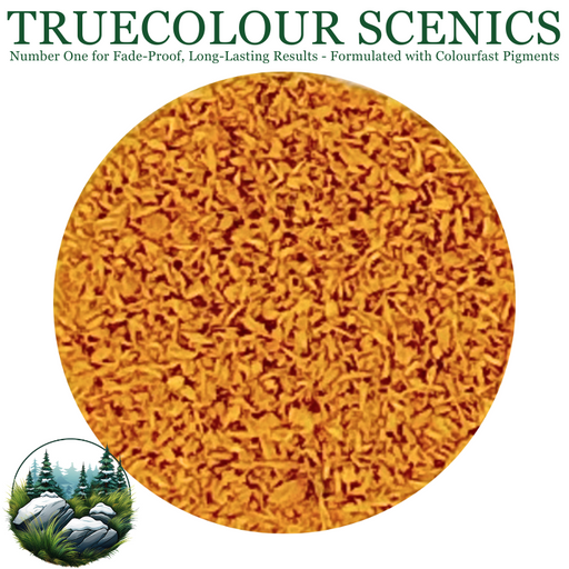 Truecolour Scenics Blended Turf Ground Cover Fine Light Burnt Orange - Hobby City NZ