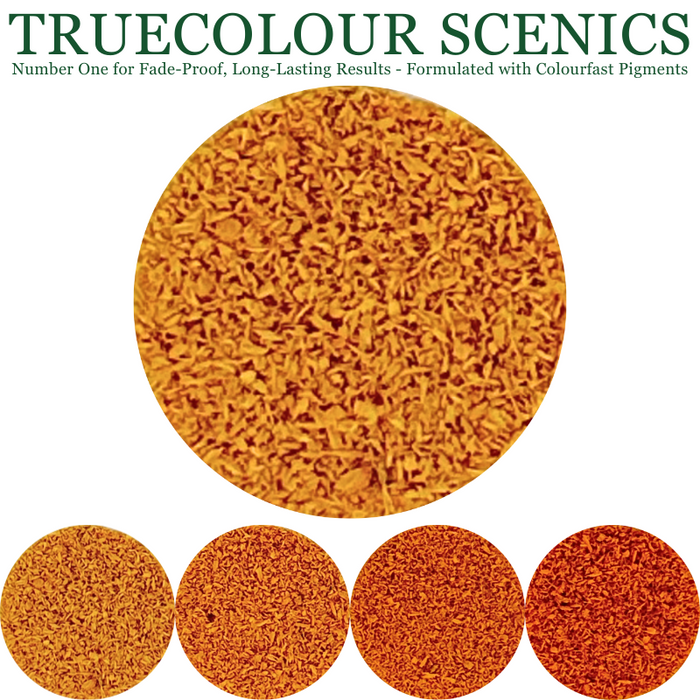 Truecolour Scenics Blended Turf Ground Cover Fine Light Burnt Orange (8860400648429)