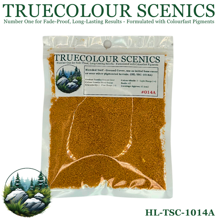 Truecolour Scenics Blended Turf Ground Cover Fine Medium 2 Burnt Orange (8860400713965)