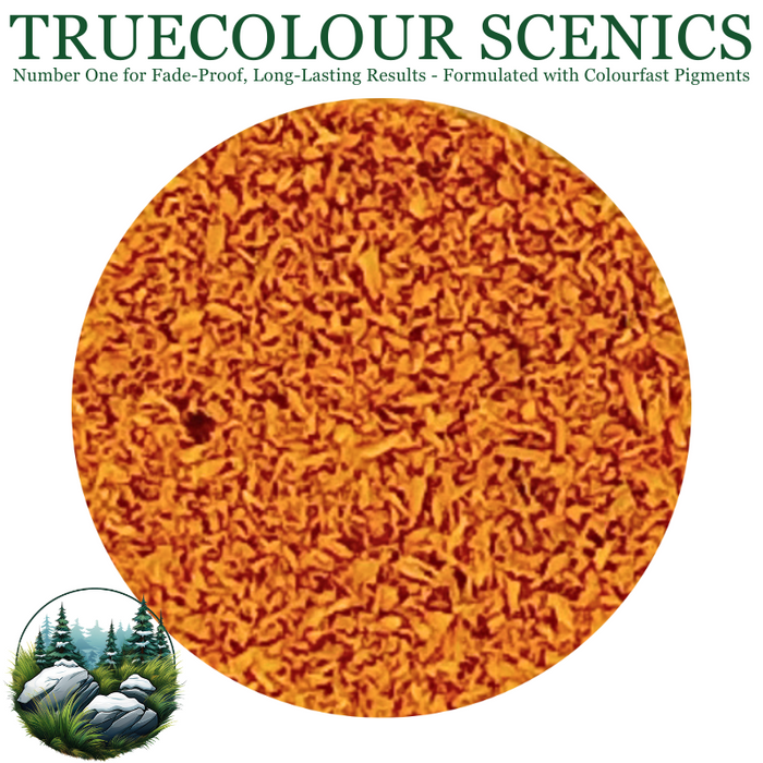 Truecolour Scenics Blended Turf Ground Cover Fine Medium 2 Burnt Orange