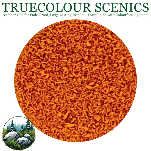 Truecolour Scenics Blended Turf Ground Cover Fine Medium 3 Burnt Orange (8860400746733)