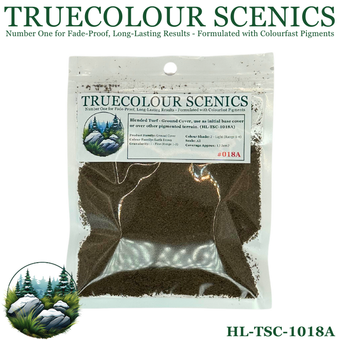 Truecolour Scenics Blended Turf Ground Cover Fine Medium 2 Earth Brown (8860400910573)