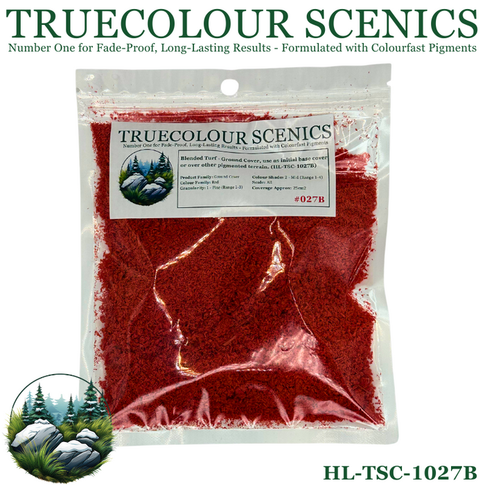 Truecolour Scenics Blended Turf Ground Cover Fine Medium 2 Red (8864963363053)