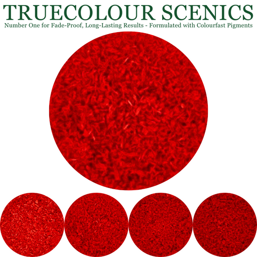 Truecolour Scenics Blended Turf Ground Cover Fine Medium 2 Red - Hobby City NZ