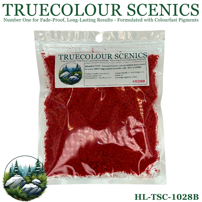 Truecolour Scenics Blended Turf Ground Cover Fine Medium 3 Red (8864963395821)