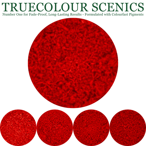 Truecolour Scenics Blended Turf Ground Cover Fine Medium 3 Red - Hobby City NZ