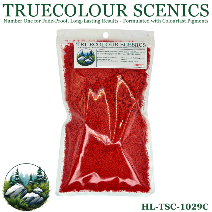 Truecolour Scenics Blended Turf Ground Cover Fine Dark Red